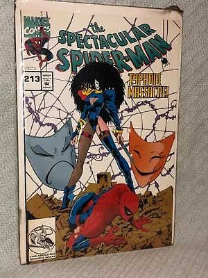 Buy RARE 1994 Marvel The Spectacular Spider-Man #213 GamePro Edition Comic Book • 118.48£