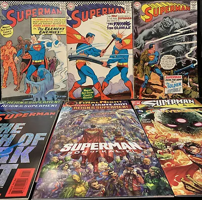 Buy Superman Comic Lot! Silver To Modern #190, 196, 216 (1967) Son Of Karl-El 🔥 • 19.77£