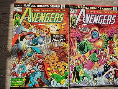 Buy Marvel Comics Avengers #120, 129, 130, 132. High Grade Iron Man, Captain America • 40£