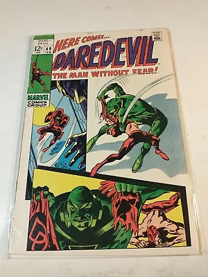 Buy Daredevil The Man Without Fear #49, (1969, Marvel): Daredevil Drops Out! • 20.54£