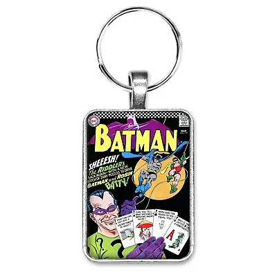 Buy Batman #179 Cover Key Ring Or Necklace Classic Robin Riddler Comic Book Jewelry • 10.29£
