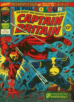 Buy Captain Britain #4 (VFN)`76 Various • 15.95£