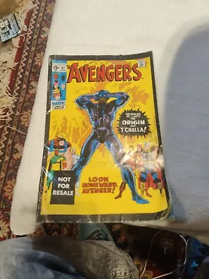 Buy Avengers #87 Apr 1971 Origin Of Black Panther-MARVEL • 27.59£