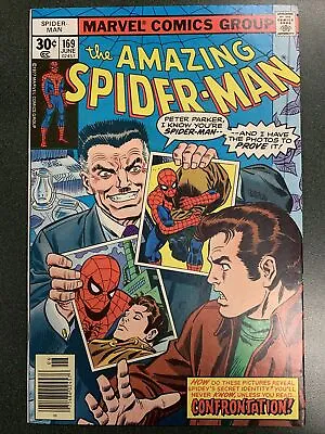 Buy Amazing Spider-Man #169 (Marvel, 1977) Dr. Faustus Appearance John Romita Sr. VF • 19.77£