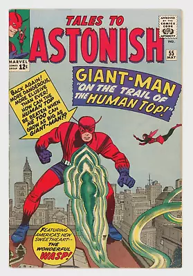 Buy Tales To Astonish #55 VFN 8.0 Giant-Man Vs Human Top • 195£