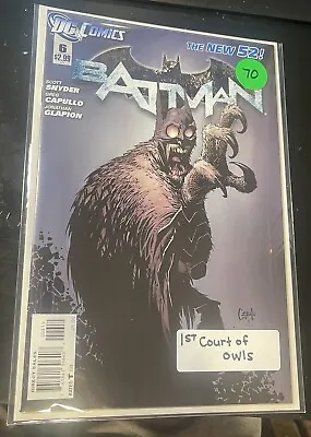 Buy Batman #6 New 52 1st Court Of Owls - Scott Snyder, Greg Capullo, Great Quality • 55.42£
