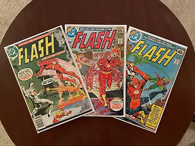 Buy (Lot Of 3 Comics) Flash #266 #267 #268 (DC 1978) Bronze Age Heat Wave Origin • 18.49£