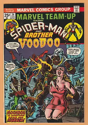 Buy Marvel Team-Up #24 - Spider-Man - Brother Voodoo -VF/NM • 20.23£