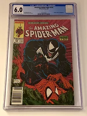 Buy Amazing Spider-Man #316 (1988) CGC 6.0 1st Venom Cover (McFarlane)  KEY -VINTAGE • 116.09£
