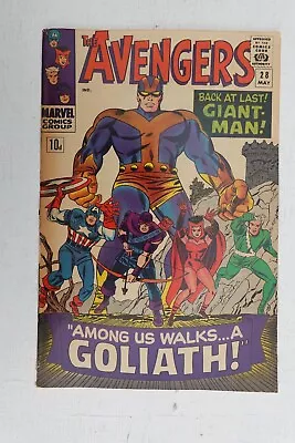 Buy Avengers #28 May 1966 - 1st Hank Pym Goliath Silver Age • 20£