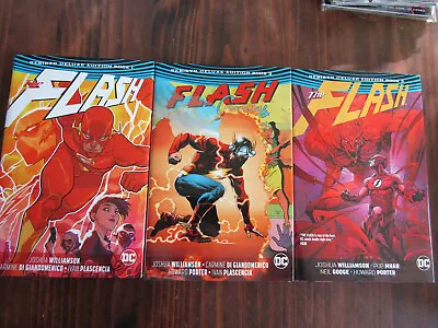 Buy The Flash Vol 1-3 Deluxe Edition Hardcovers • 60£