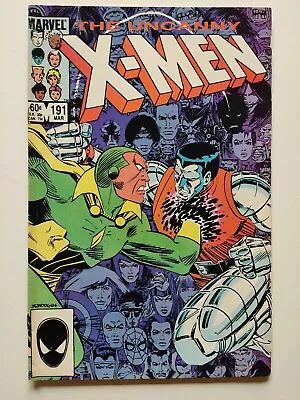 Buy UNCANNY X-MEN #191 Comic , 1ST APP NIMROD MARVEL COMICS 1985  • 15.49£