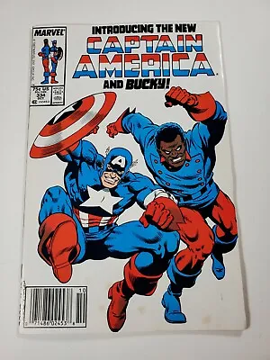 Buy Captain America #334 1st App Bucky Hoskins Battlestar 1988  Newsstand! • 10.84£