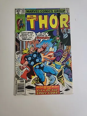 Buy The Mighty THOR #284:  The City Of The Space Gods!  Marvel (1979) FN • 4.74£