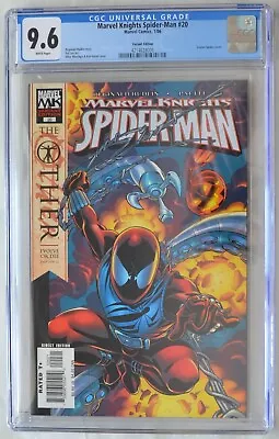 Buy MARVEL KNIGHTS: SPIDER-MAN #20 (2006) CGC 9.6 (NM+) WHITE Pages - RARE Low Print • 55.34£