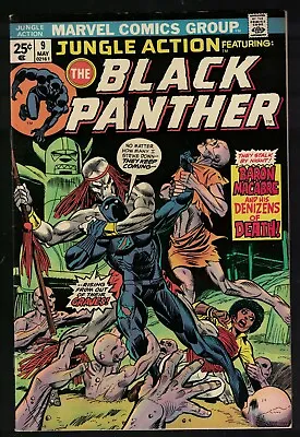Buy Marvel Comics Jungle Action 9 Black Panther Fandral Volstagg Hogun 6.5 FN+ 1974 • 37.99£