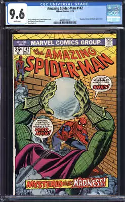 Buy Amazing Spider-man #142 Cgc 9.6 White Pages // Mysterio Cover + Story 1975 • 222.42£