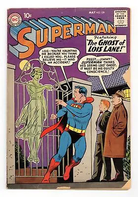 Buy Superman #129 GD+ 2.5 1959 1st App. And Origin Lori Lemaris • 42.59£