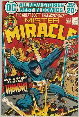 Buy Mister Miracle 9  Darkseid Appears!  Big Barda!  Kirby 1972 Fine DC Comic • 7.96£