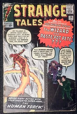 Buy Strange Tales #110 🌈 NICE, COMPLETE, And UNRESTORED 🌈 1st Doctor Strange 1963 • 1,078.55£