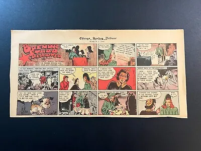Buy #14 BRENDA STARR By Dale Messick Lot Of 21 Sunday Third Page Strips 1946 • 19.76£