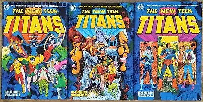 Buy The New Teen Titans Omnibus Volume 1-3 By Marv Wolfman & George Perez • 592.96£
