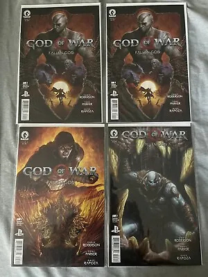 Buy GOD OF WAR FALLEN GOD #1 DARK HORSE  Comics Comic Book Playstation NM 4 Book Lot • 83.42£
