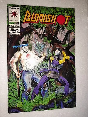 Buy Bloodshot #7 1993 Valiant. 1st Appearance Ninjak. • 5.50£