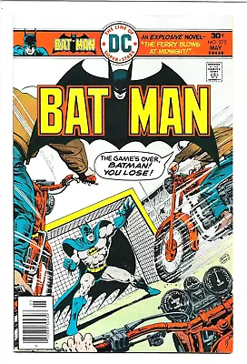 Buy Batman #275, 1976 DC, 1st App Joey One Eye, Ernie Chua & David Reed 9.0 VF/NM • 24£