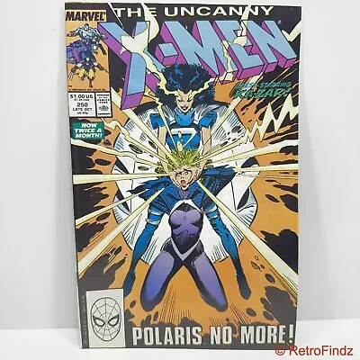 Buy The Uncanny X-Men #250 Oct 1989 1st Worm Marvel Comics • 10.35£