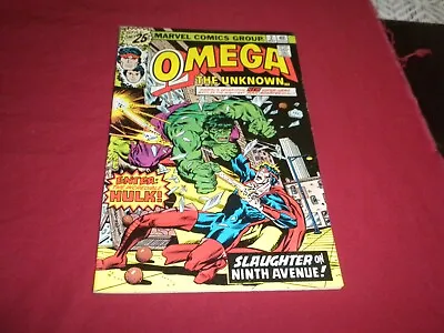 Buy BX9 Omega The Unknown #2 Marvel 1976 Comic 5.0 Bronze Age HULK! • 2.31£