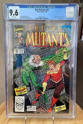 Buy New Mutants #86 CGC 9.6 Todd McFarlane & Rob Liefeld White Pages • 71.95£