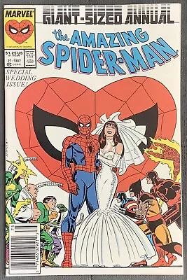 Buy Amazing Spider-Man Annual #21 Newsstand (1987, Marvel) NM+ • 47.43£