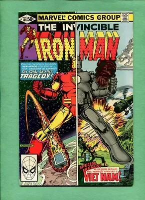 Buy Iron Man #144 In Vietnam Marvel Comics  March 1981 • 3.16£