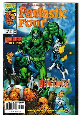 Buy Fantastic Four #13 - Marvel 1999 - Volume 3 - Written By Chris Claremont • 5.89£