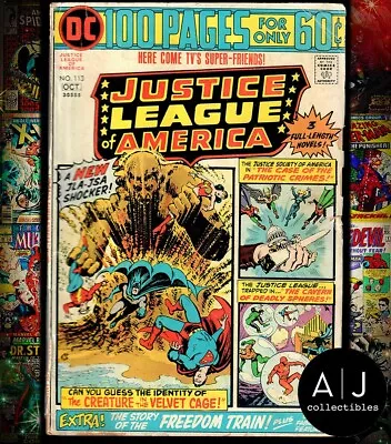 Buy Justice League Of America #113 (DC Comics 100 Pages, 1974) GD+ 2.5 • 4.70£