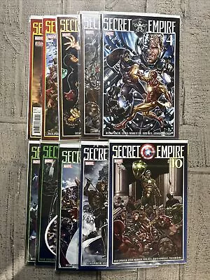 Buy Secret Empire 0-10 Lot Near Complete Missing Issue 5 (Marvel Comics 2017) • 14.39£