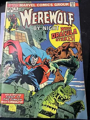 Buy Werewolf By Night #15 - When Dracula Strikes! 1974 Marvel Comic • 59.30£