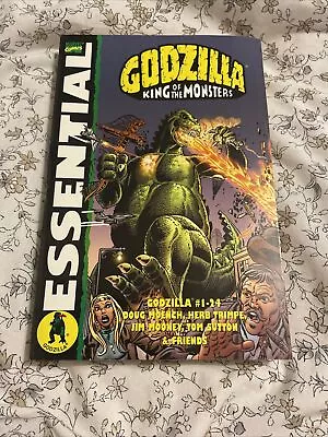 Buy Esssential Godzilla King Of The Monsters Trade Paperback TPB Marvel 1-24 Reprint • 99.99£