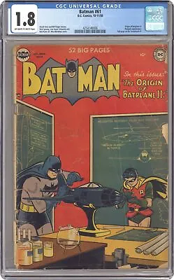 Buy Batman #61 CGC 1.8 1950 4254148006 • 261.29£