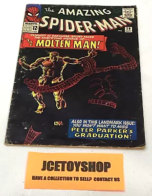 Buy 1965 Marvel Comics - Amazing Spider-man 28 1st Appearance Molten Man Key • 79.05£
