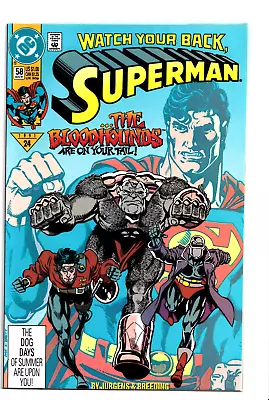 Buy Superman #58 1991 DC Comics • 2.58£