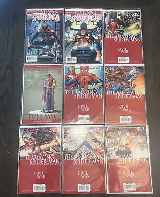 Buy Spider-Man Amazing 530-539 Marvel Comic Books Civil War Vol. 2 Lot Of 14 Nice • 60.26£