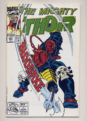 Buy Thor #451 VF/NM 1992 ~ Fast Ship ~  Bloodaxe Marvel Comic Book  • 3.96£