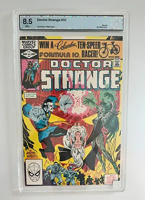 Buy 1982 Marvel Doctor Strange #51 Graded US KEY Comic Book 8.5 UGS CGC CBCS • 25.66£