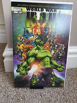 Buy World War Hulk #1 Michael Turner Aspen Comics Variant. NM-M Condition? • 160£