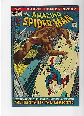 Buy Amazing Spider-Man #110 1st Appearance Of Gibbon 1963 Series Marvel • 35.58£