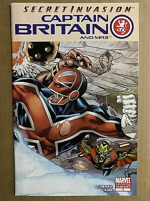 Buy Captain Britain And The MI13 1 Wraparound Variant  Blade Black Knight Dr Strange • 197.85£