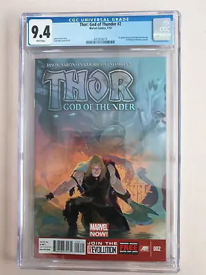 Buy Thor: God Of Thunder 2 CGC 9.4 *Gorr God Butcher , 2013, UK Seller* • 119.99£