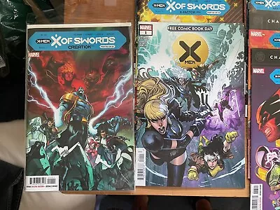 Buy Marvel X-Men, X Of Swords Complete Set 1-22 + FCBD, Variants. Wolverine Cyclops • 29.99£